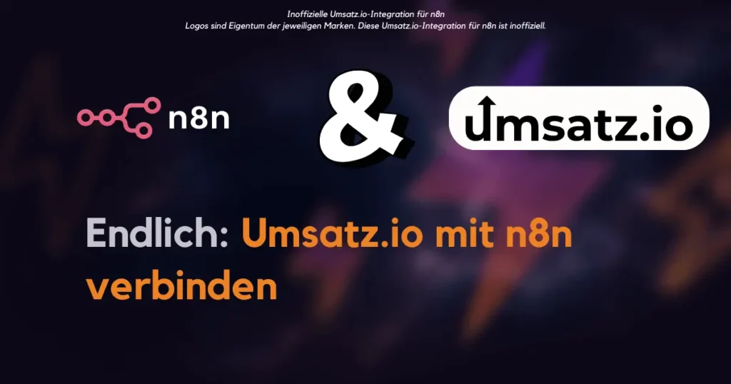 Illustration zur Umsatz-Integration mit n8n